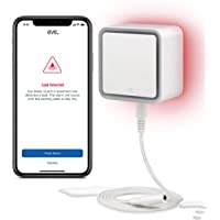 Eve Water Guard - Detector inteligente de fugas de agua- cable sensor de 2 m (extensible)- sirena de 100 dB- alerta de…